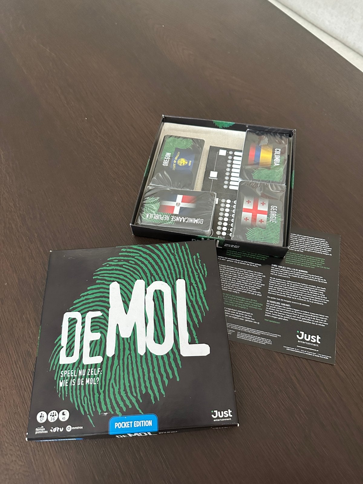 De mol pocket edition, Hobby en Vrije tijd, Gezelschapsspellen | Bordspellen, Ophalen of Verzenden, Zo goed als nieuw