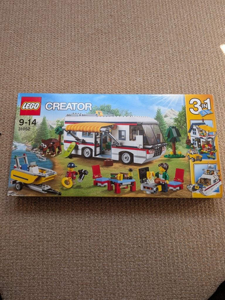 LEGO Creator 31052 Vakantie Camper 3-in-1, Ophalen, Lego, Zo goed als nieuw, Inclusief doos