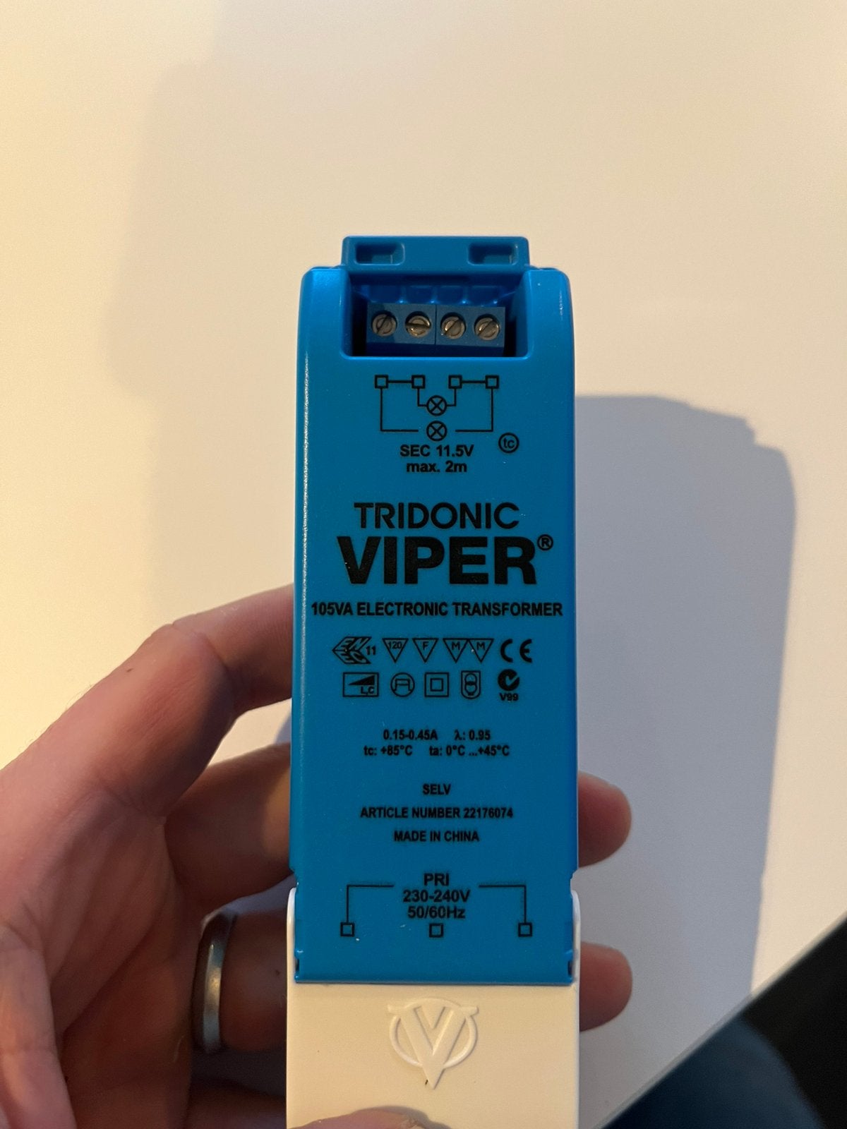 18x Tridonic Viper Halogeen Trafo - dimbaar 20-60 watt, Ophalen, Gebruikt