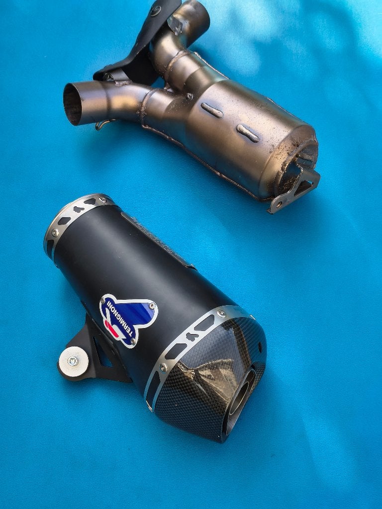 Termignoni racing uitlaat voor Ducati Scrambler, Motoren, Ophalen, Gebruikt