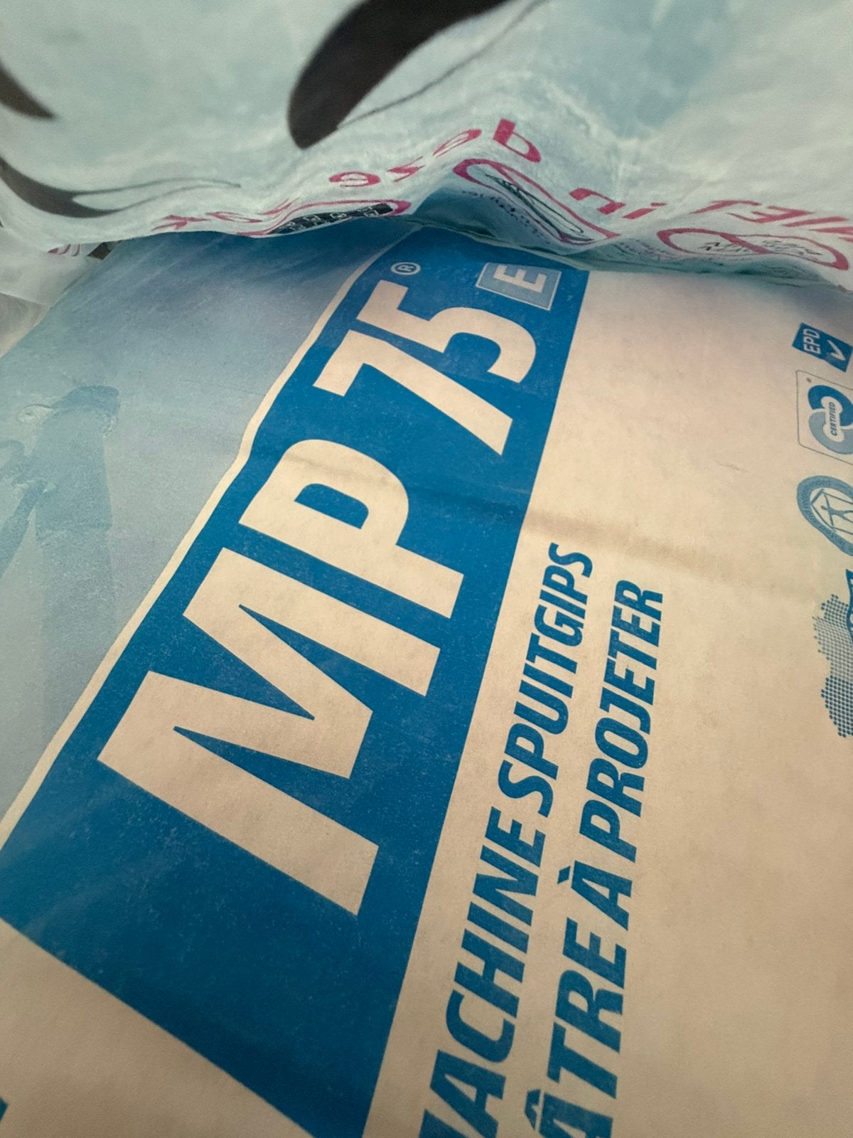 Knauf mp75 (2 zakken 25kg), Overige materialen, Zo goed als nieuw, 15 m² of meer, Ophalen