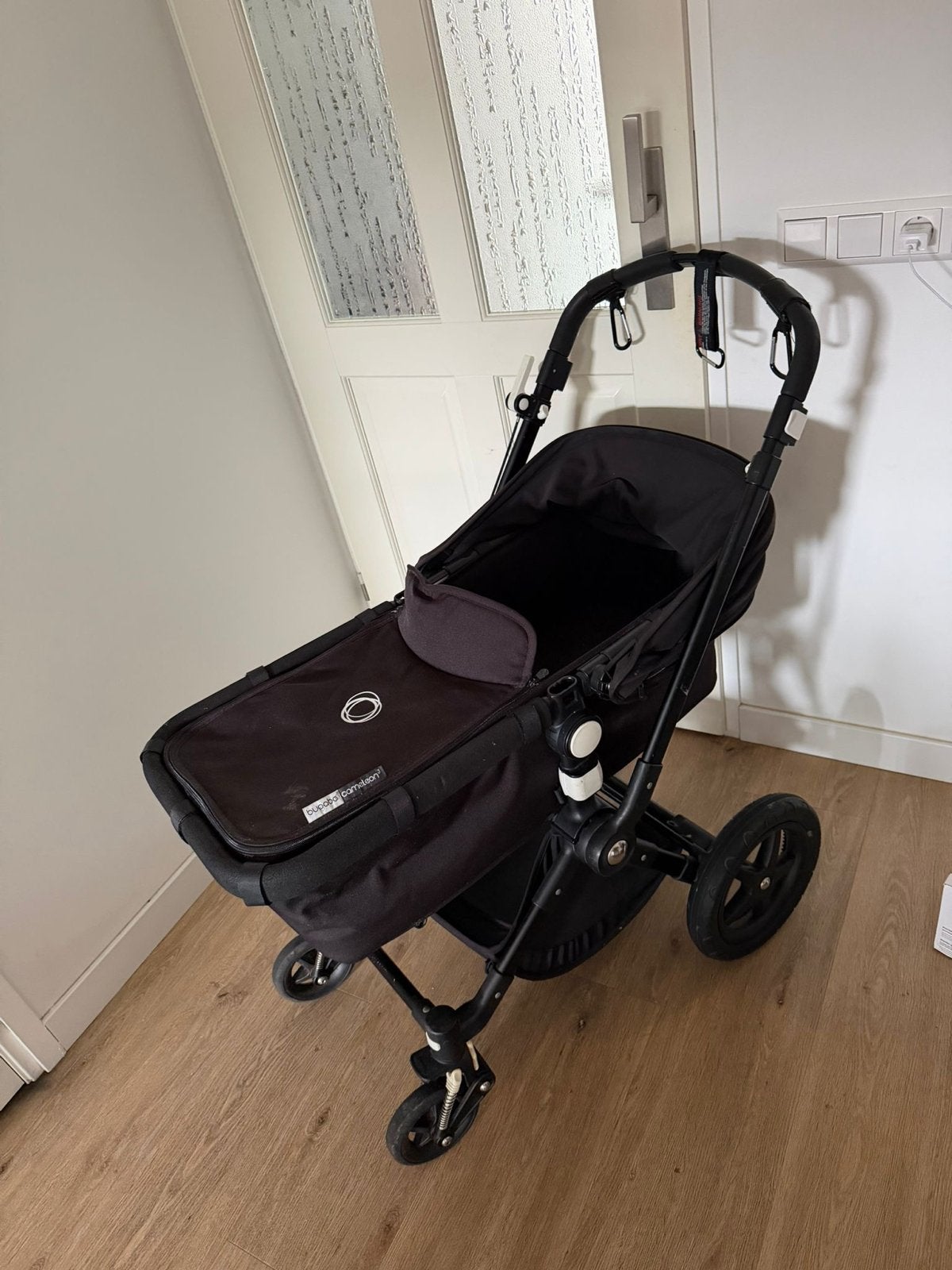 Bugaboo Cameleon3 kinderwagen met reiswieg en meerijdplankje, Ophalen, Gebruikt, Bugaboo, Combiwagen