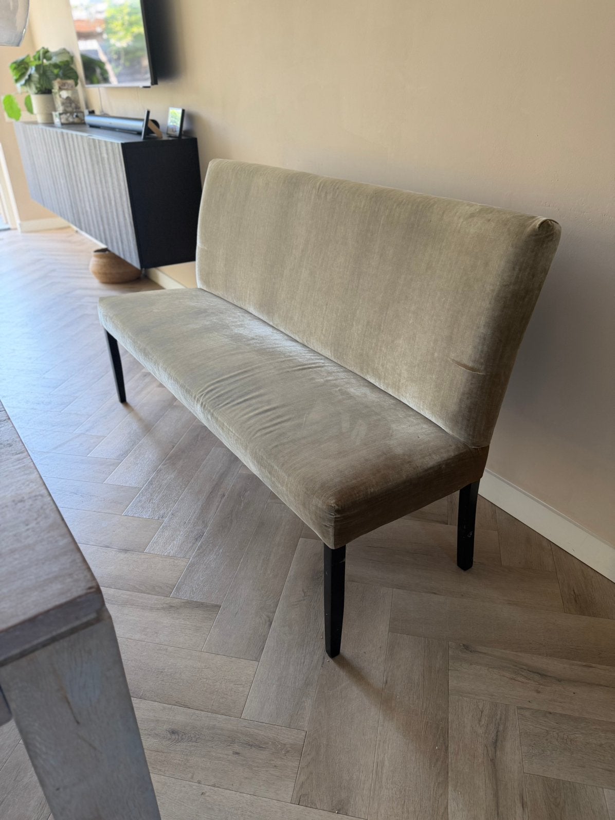 Riverdale eetkamerbank, Ophalen, Minder dan 75 cm, 150 tot 200 cm, Zo goed als nieuw