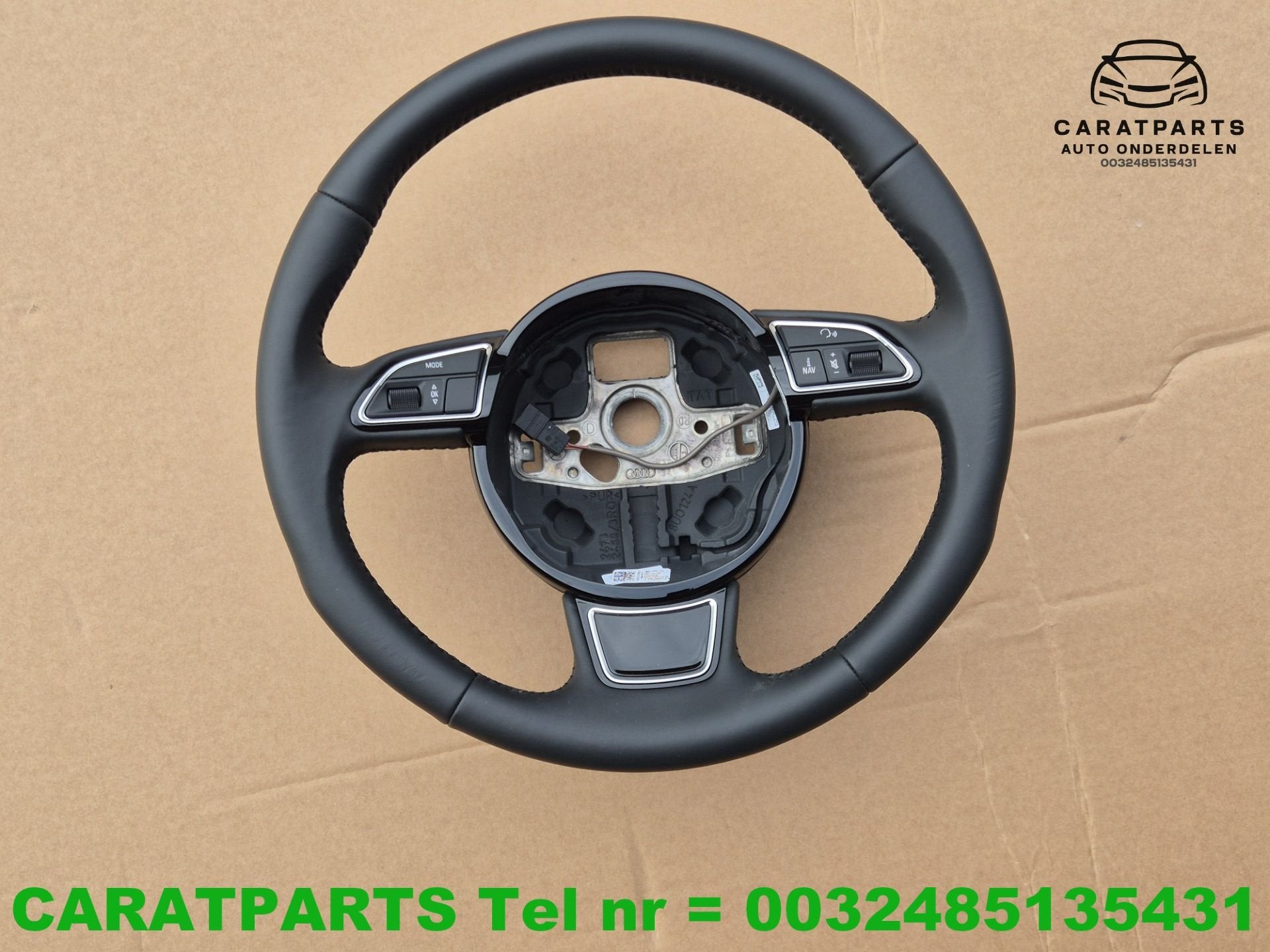 8K0419091BM Audi A5 leder stuur A4 stuur A5 sportstuur A4, Gebruikt, AUDI AG, Auto-Union-Strasse 1
85045  Ingolstadt, DE, Kundenbetreuung@audi.de