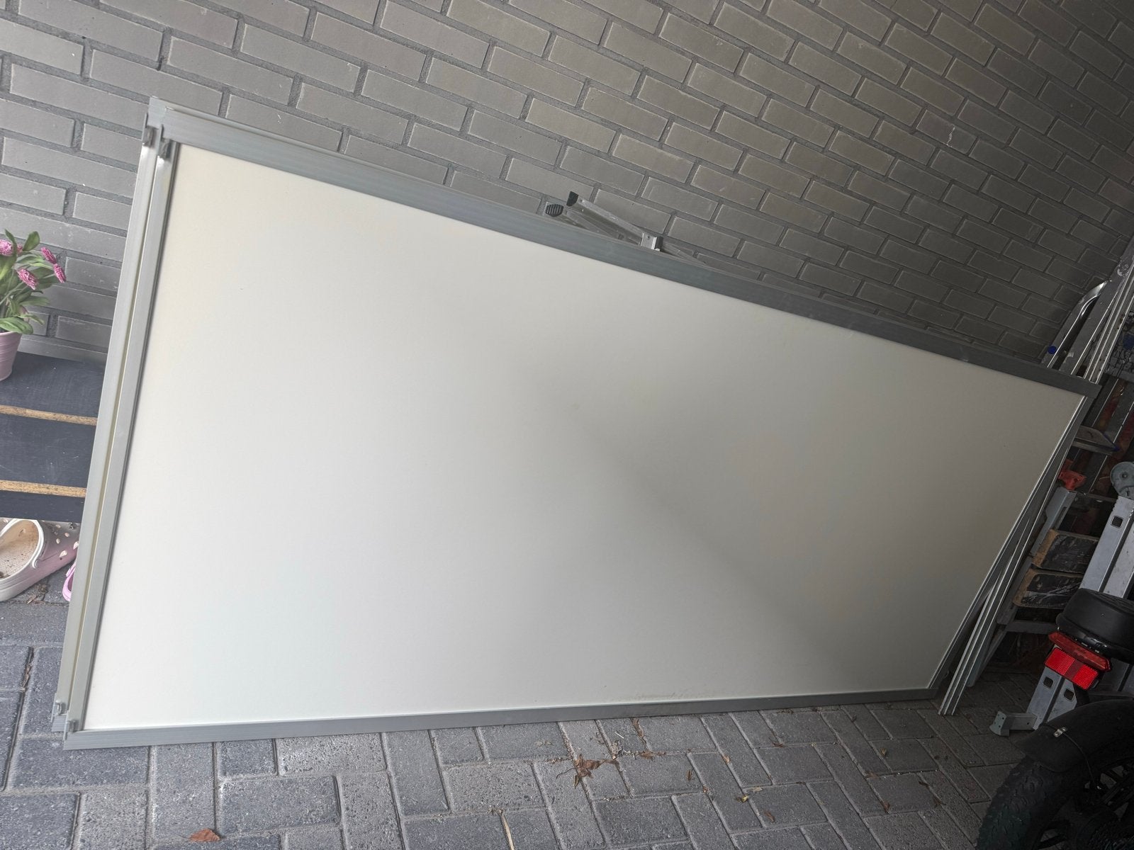 2 Schuifdeuren 110x240 cm met schuifsysteem, Doe-het-zelf en Verbouw, Gebruikt, 215 cm of meer, Binnendeur, Schuifdeur