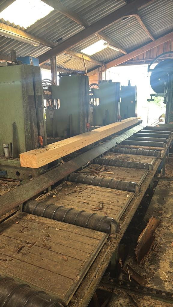 Douglas en eiken hout, Ophalen, Zo goed als nieuw, 250 cm of meer, Balken