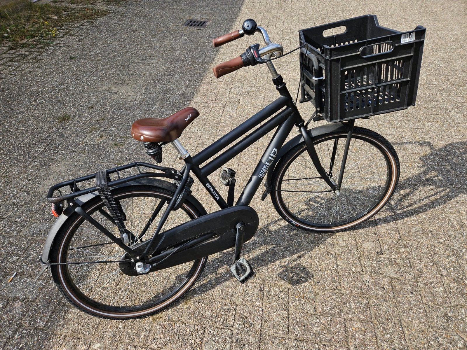 Sparta Jongens Fiets met Mand 24inch, Ophalen, Sparta, Versnellingen, Zo goed als nieuw
