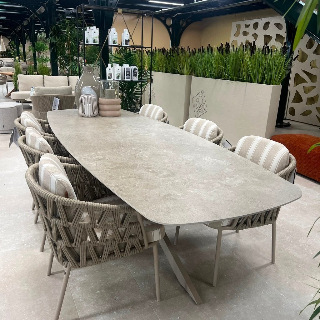 Beverly Tuinset | Showroommodel, Ophalen, Gebruikt, 6 zitplaatsen, Aluminium