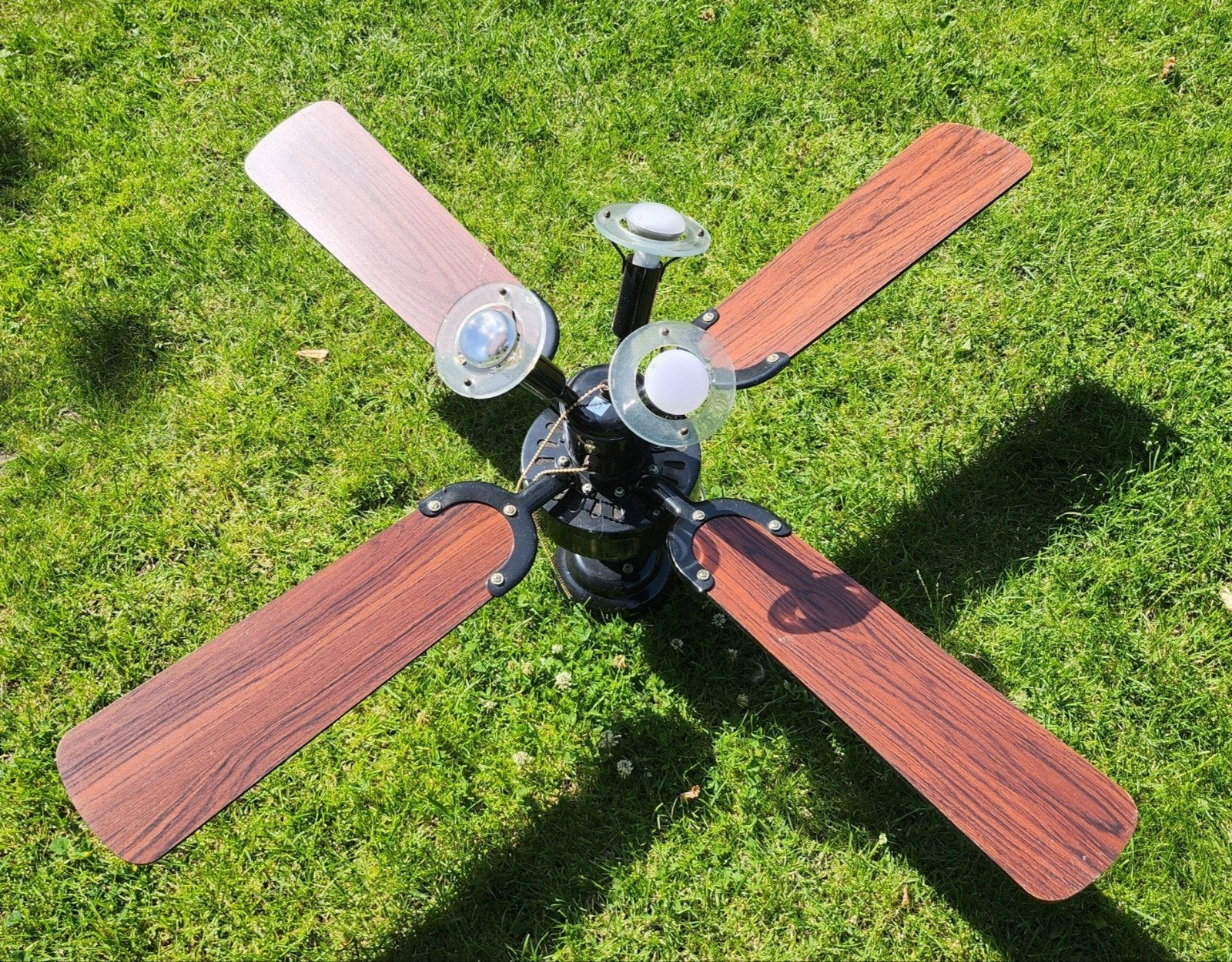 Plafondventilator met verlichting, Ophalen of Verzenden, Gebruikt, Plafondventilator