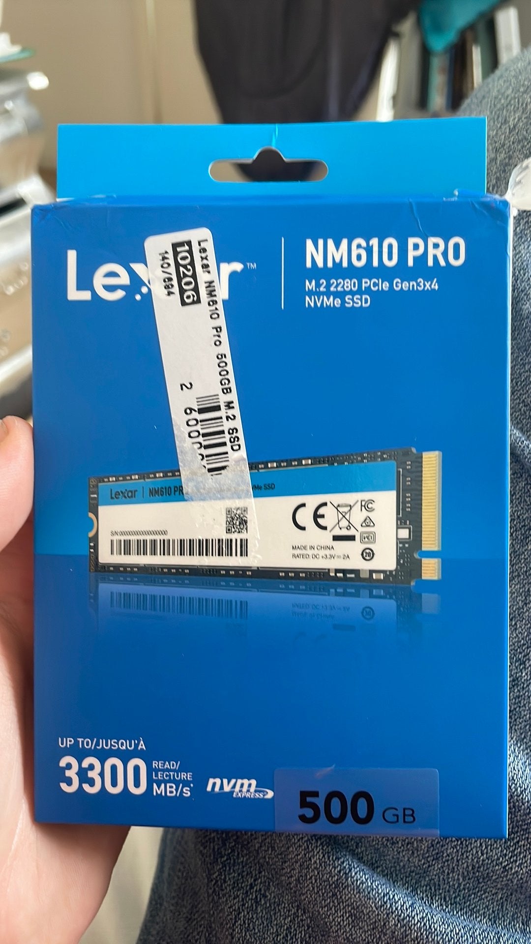 M.2 SSD 500gb, Computers en Software, Ophalen of Verzenden, Nieuw, Overige soorten, Desktop