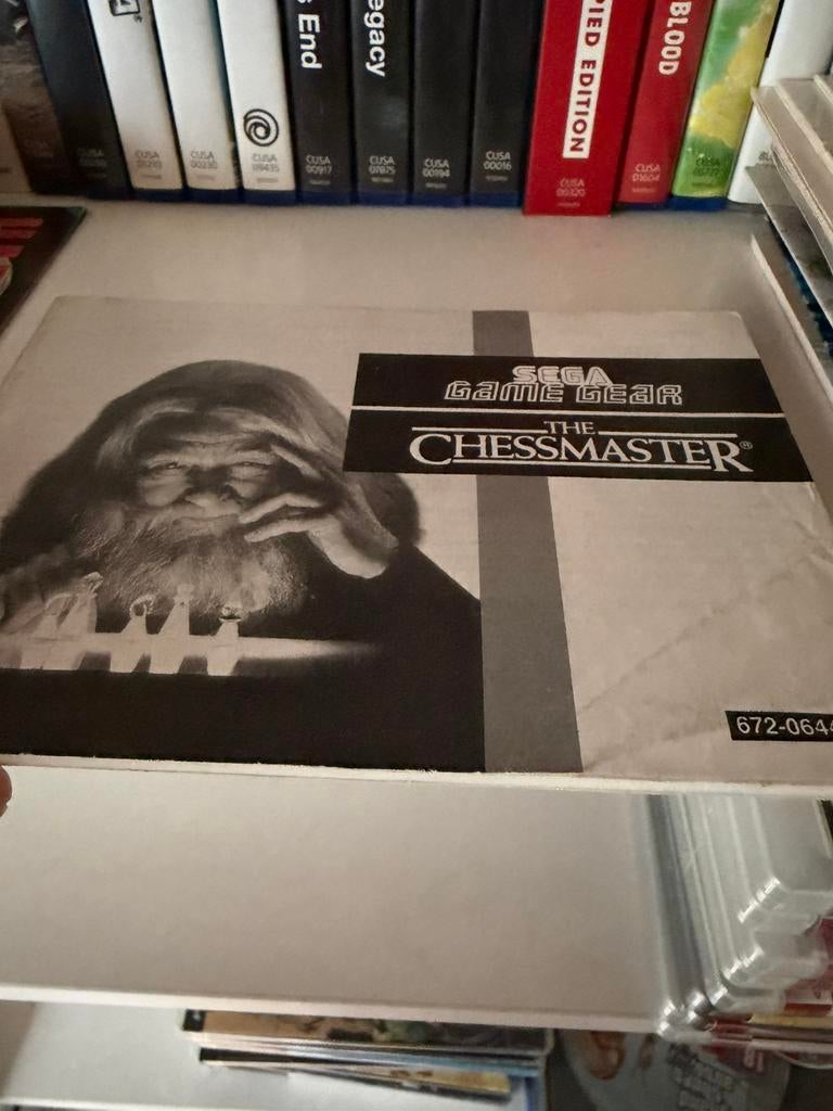 Sega game gear the chessmaster booklet, Spelcomputers en Games, Avontuur en Actie, Gebruikt, Game Gear, 1 speler