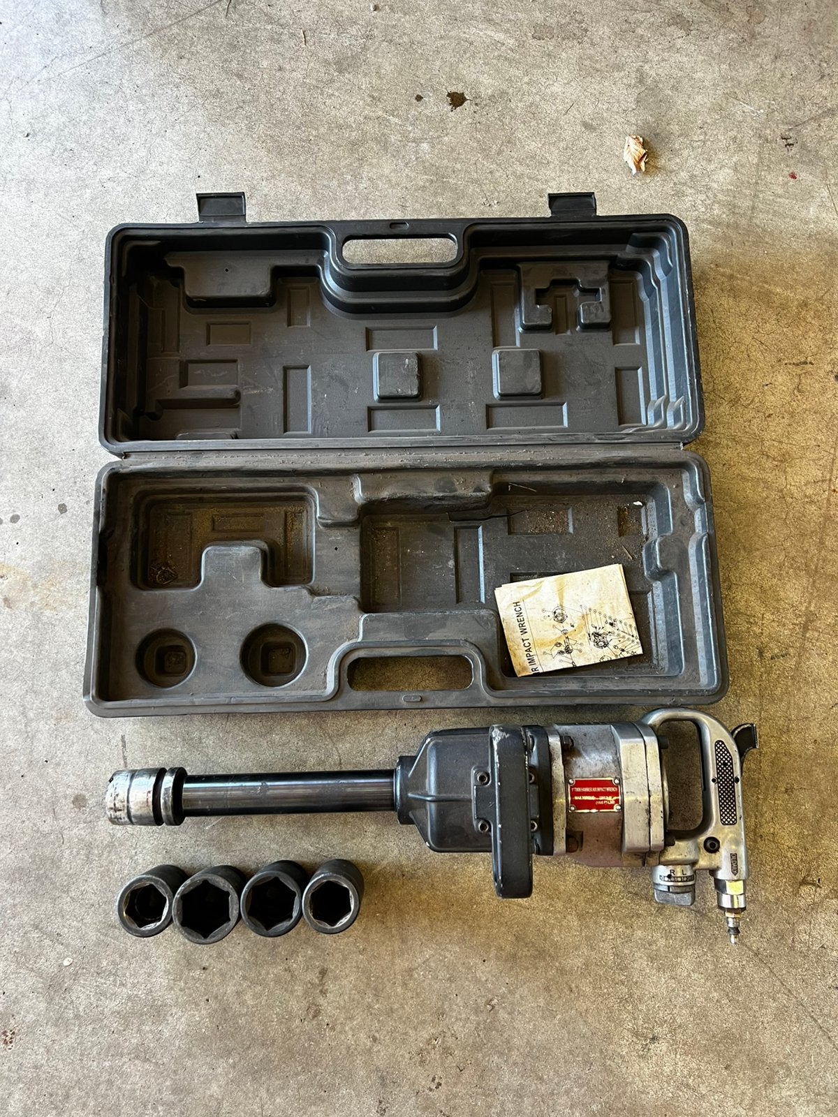 TWIN HAMMER AIR IMPACT WRENCH (Incl. Krachtdoppen), Ophalen, Zo goed als nieuw