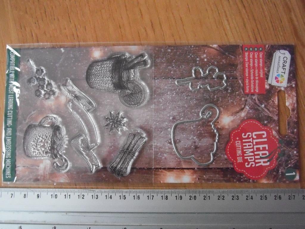 Nieuwe stempels + snijmal Kerst, Ophalen of Verzenden, Nieuw, Kerst, Pons of Mal