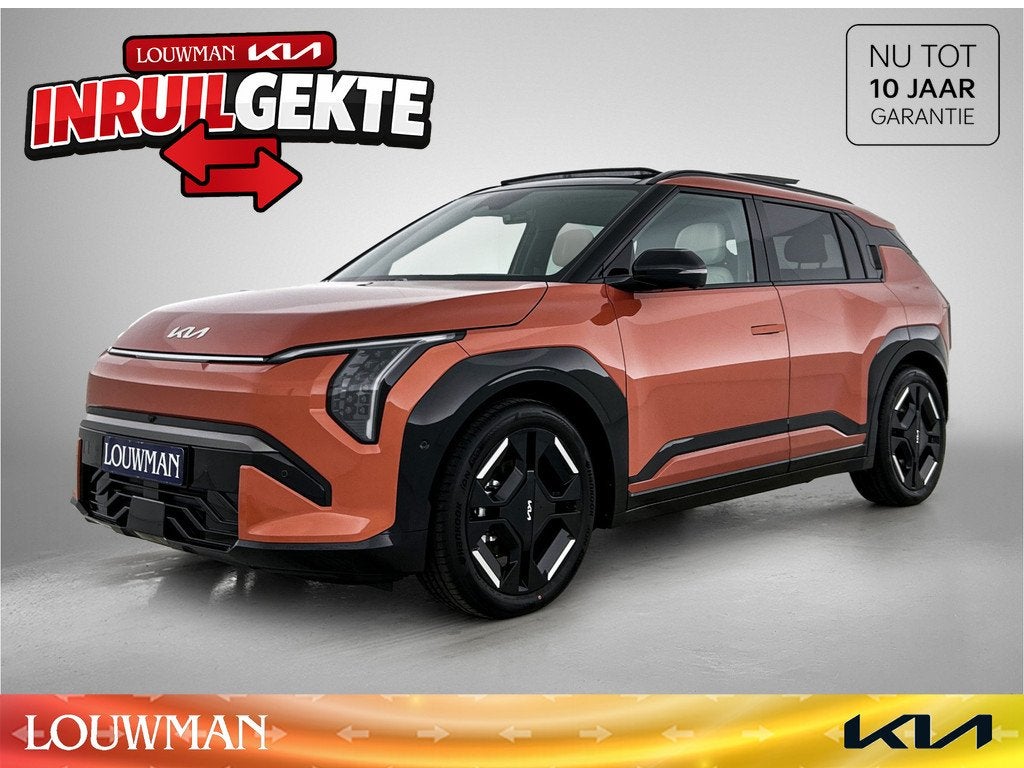 Kia EV3 GT-PlusLine 81.4 kWh *VOORRAADVOORDEEL* Snel leverba, Auto's, Kia, Zwart, Adaptive Cruise Control, Nieuw, 204 pk