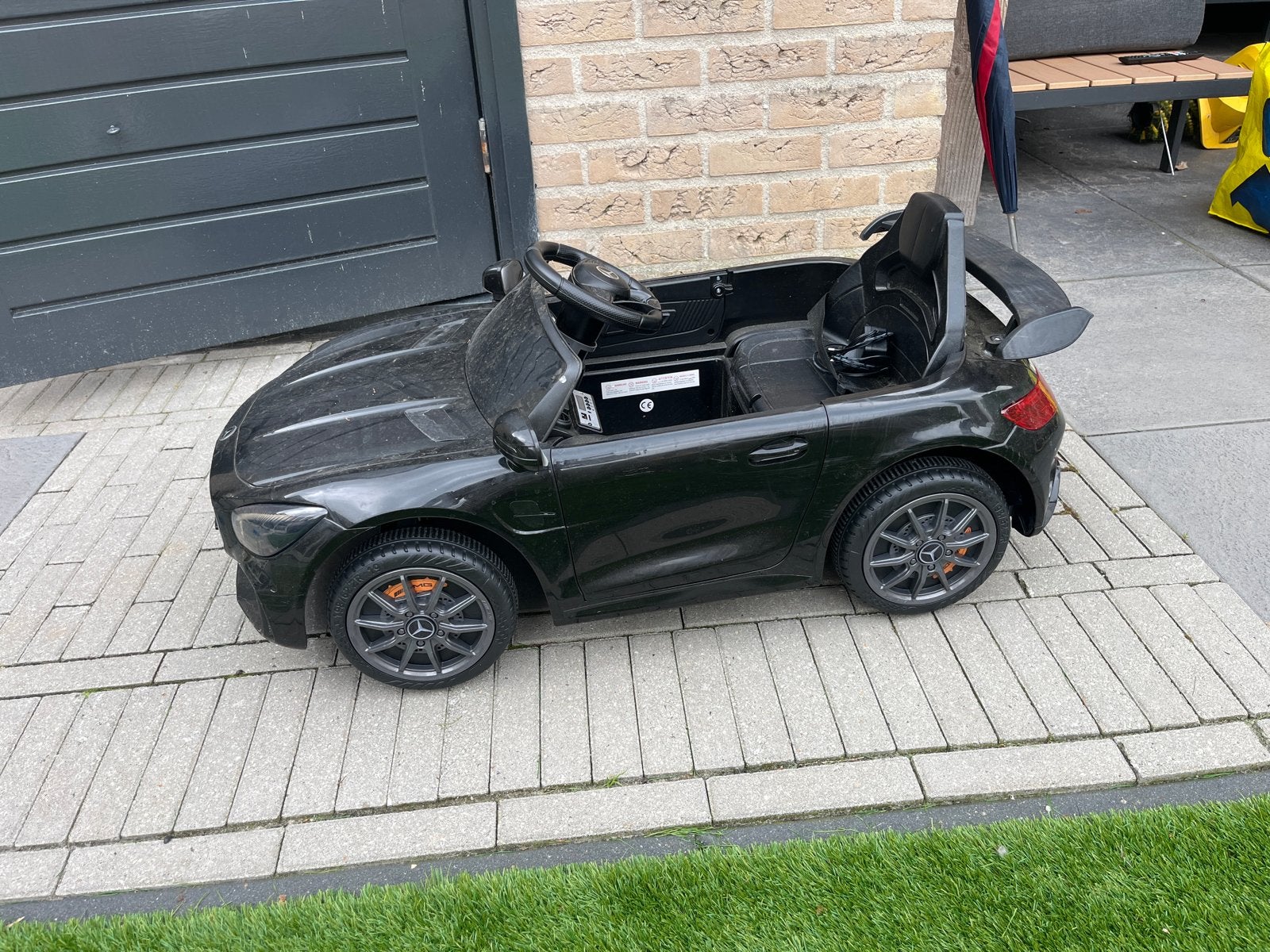 Mini Mercedes elektrische kinderauto, Kinderen en Baby's, Ophalen, Gebruikt