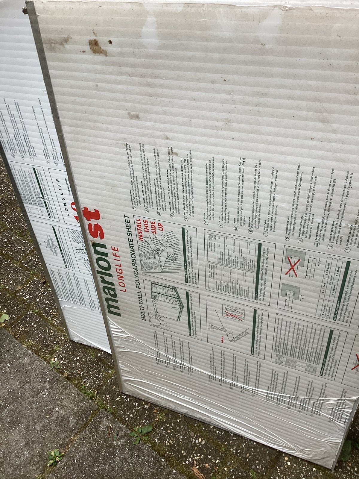 Marlon ST Longlife Polycarbonaat Plaat, Doe-het-zelf en Verbouw, Platen en Panelen, Ophalen of Verzenden, Nieuw, Overige materialen