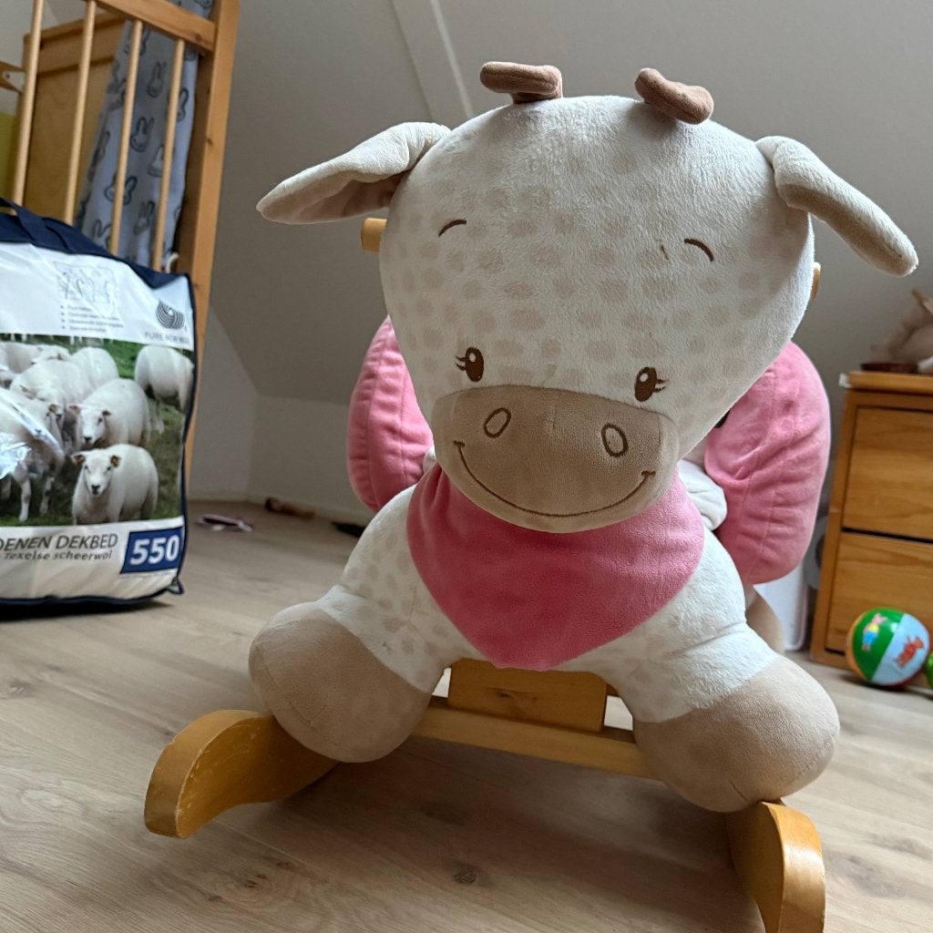 hobbelbeest roze giraffe, Ophalen, Zo goed als nieuw