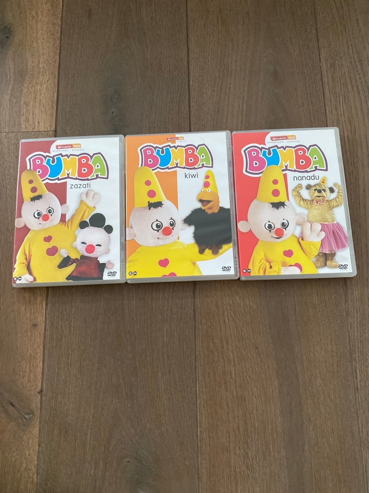 Bumba DVD collectie: Zazali, Kiwi, Nanadu (3 DVD's), Gebruikt, Verzamelbox, Alle leeftijden, Nederlands