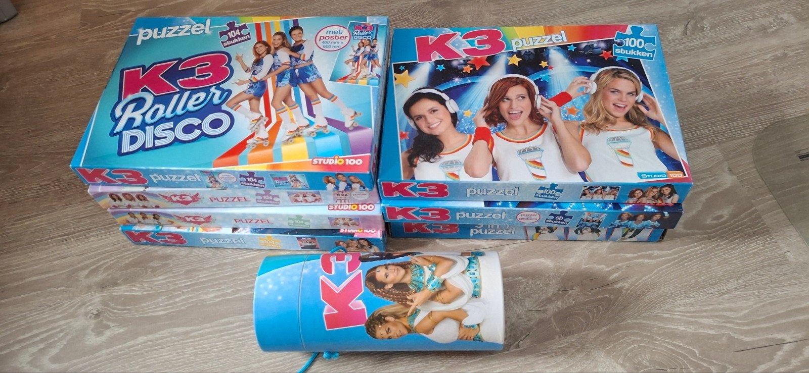Diverse K3 Puzzels, Ophalen of Verzenden, Minder dan 500 stukjes, Gebruikt, Legpuzzel