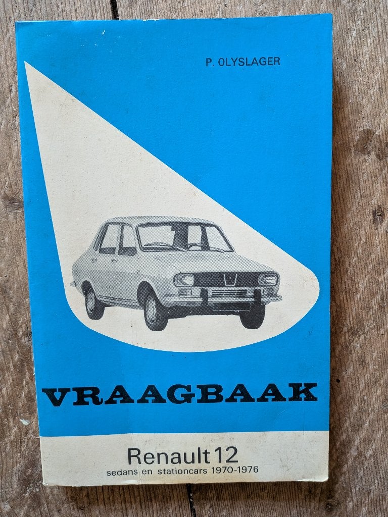 Vraagbaak Renault 12  1970--1976, Ophalen of Verzenden