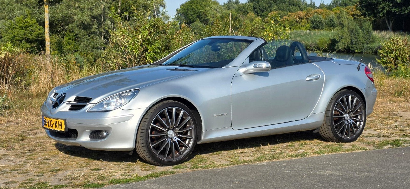Mercedes-Benz SLK 1.8 Slk200 Kompr Roadster AUT 2006 Grijs, Automaat, Achterwielaandrijving, 4 cilinders, Cabriolet