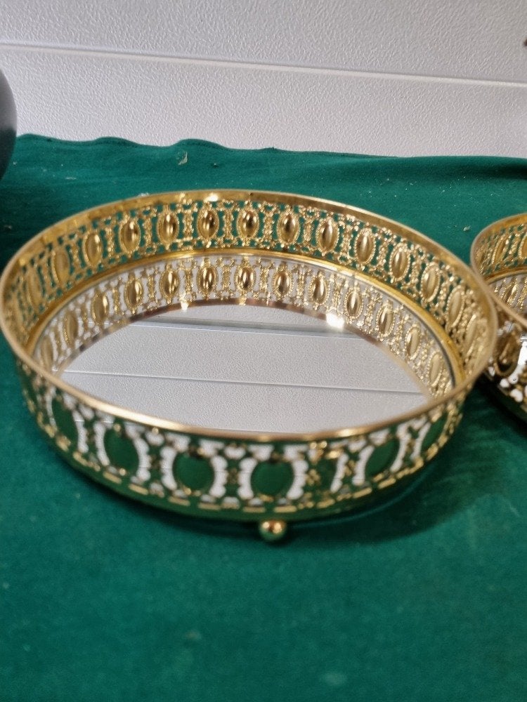 decoratie spiegel dienbladen goud kleurig, Ophalen of Verzenden, 'T Olde Gre-j, Info@toldegrej.nl, Endepoelstraat 20f Didam