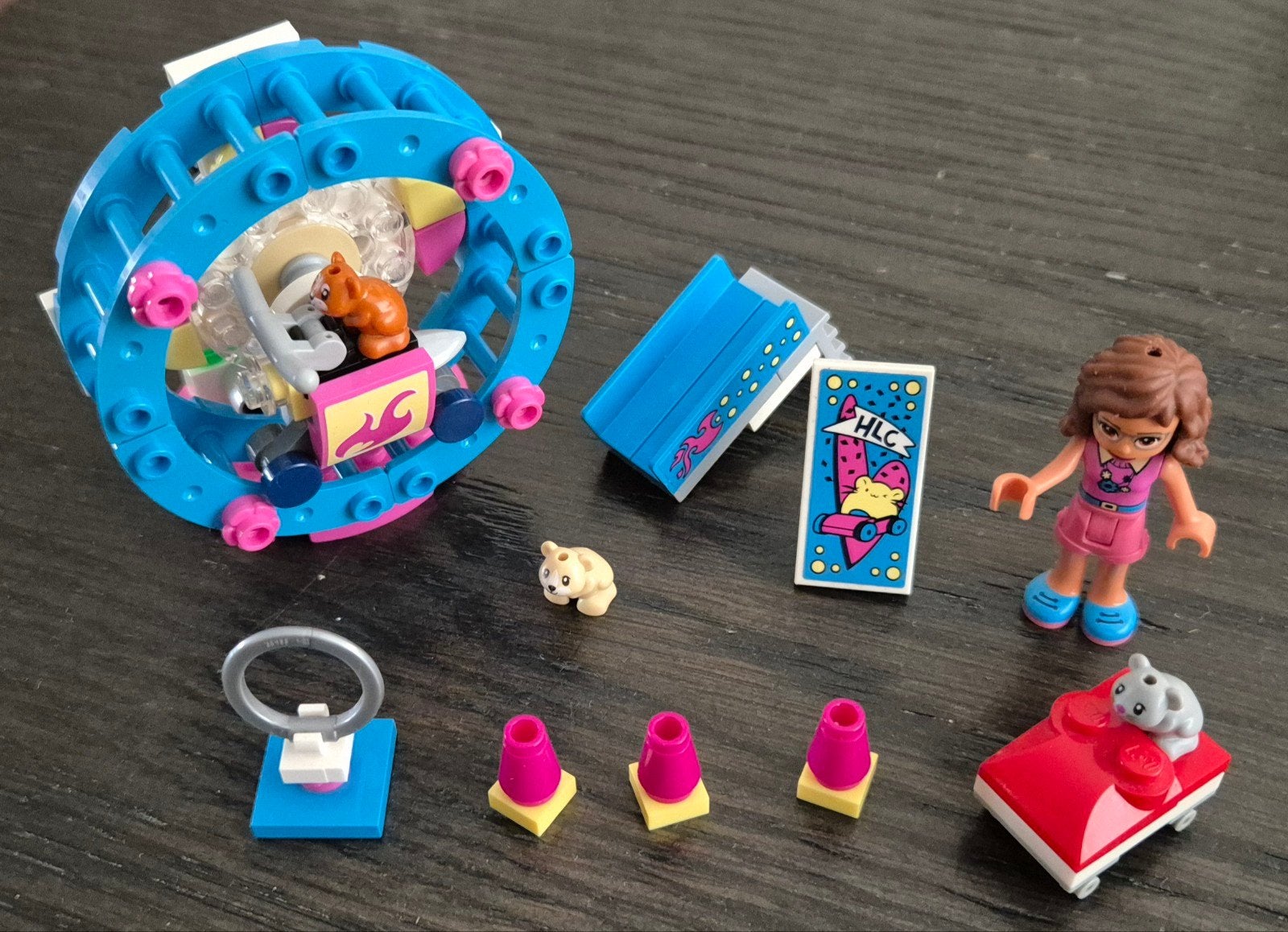 LEGO® Friends 41383 Olivia's hamsterspeelplaats, Ophalen of Verzenden, Zo goed als nieuw