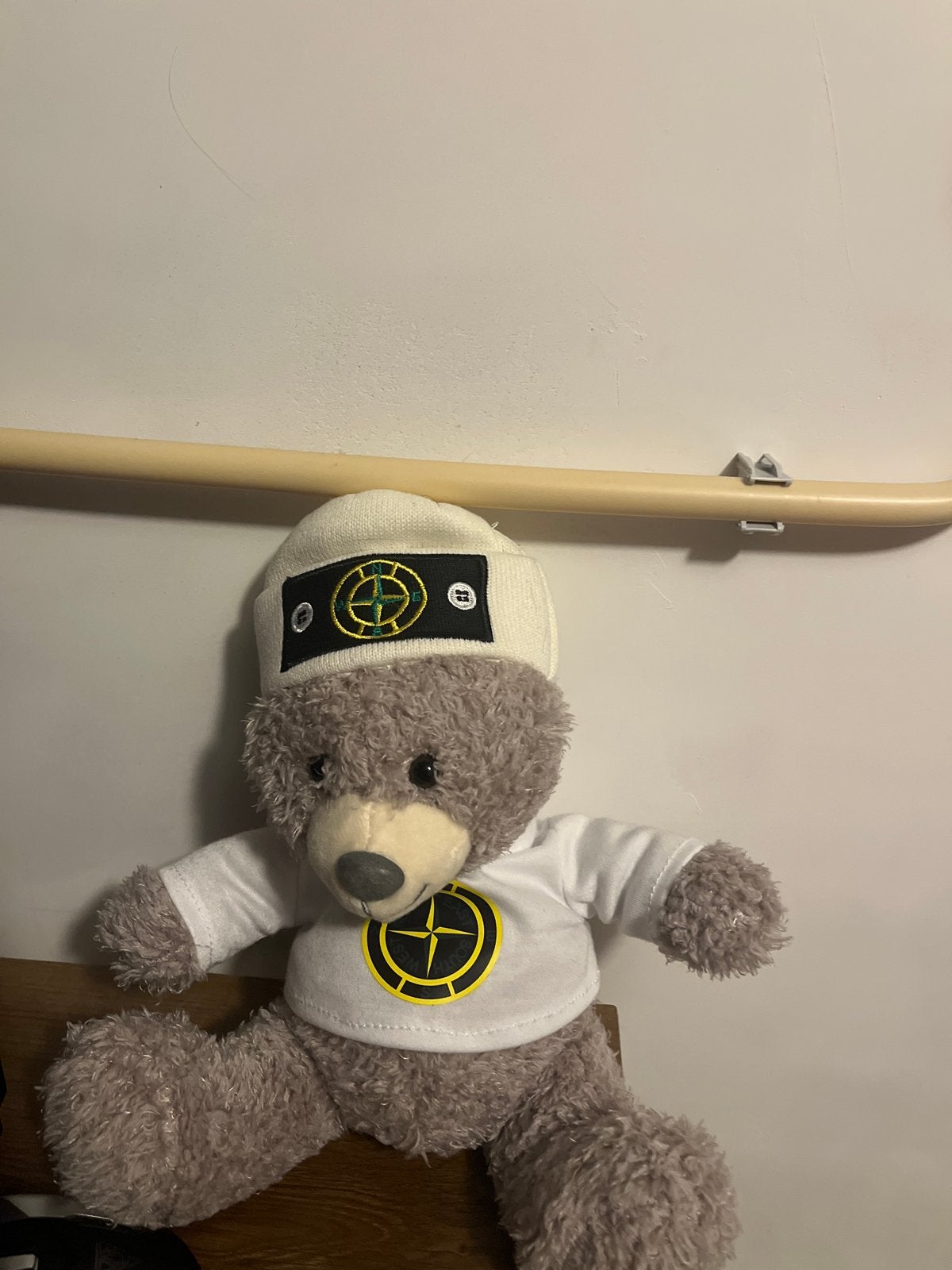 Stone Island Beer Knuffel met Muts en Shirt, Ophalen, Overige merken, Overige karakters, Beer