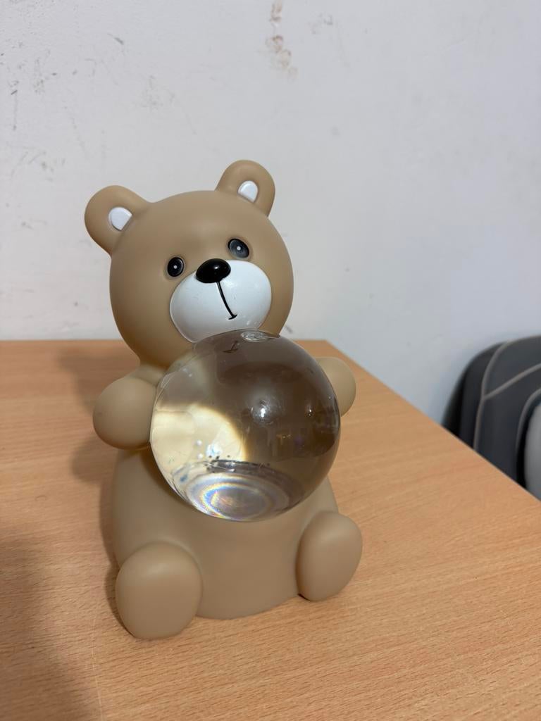 Beer Nachtlamp met glitterbol, Ophalen of Verzenden, Zo goed als nieuw, Wanddecoratie