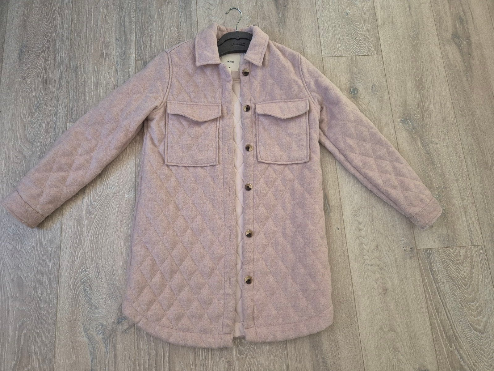 Jas blouse tussenjas Object mt.36, Verzenden, Beige, Object, Zo goed als nieuw