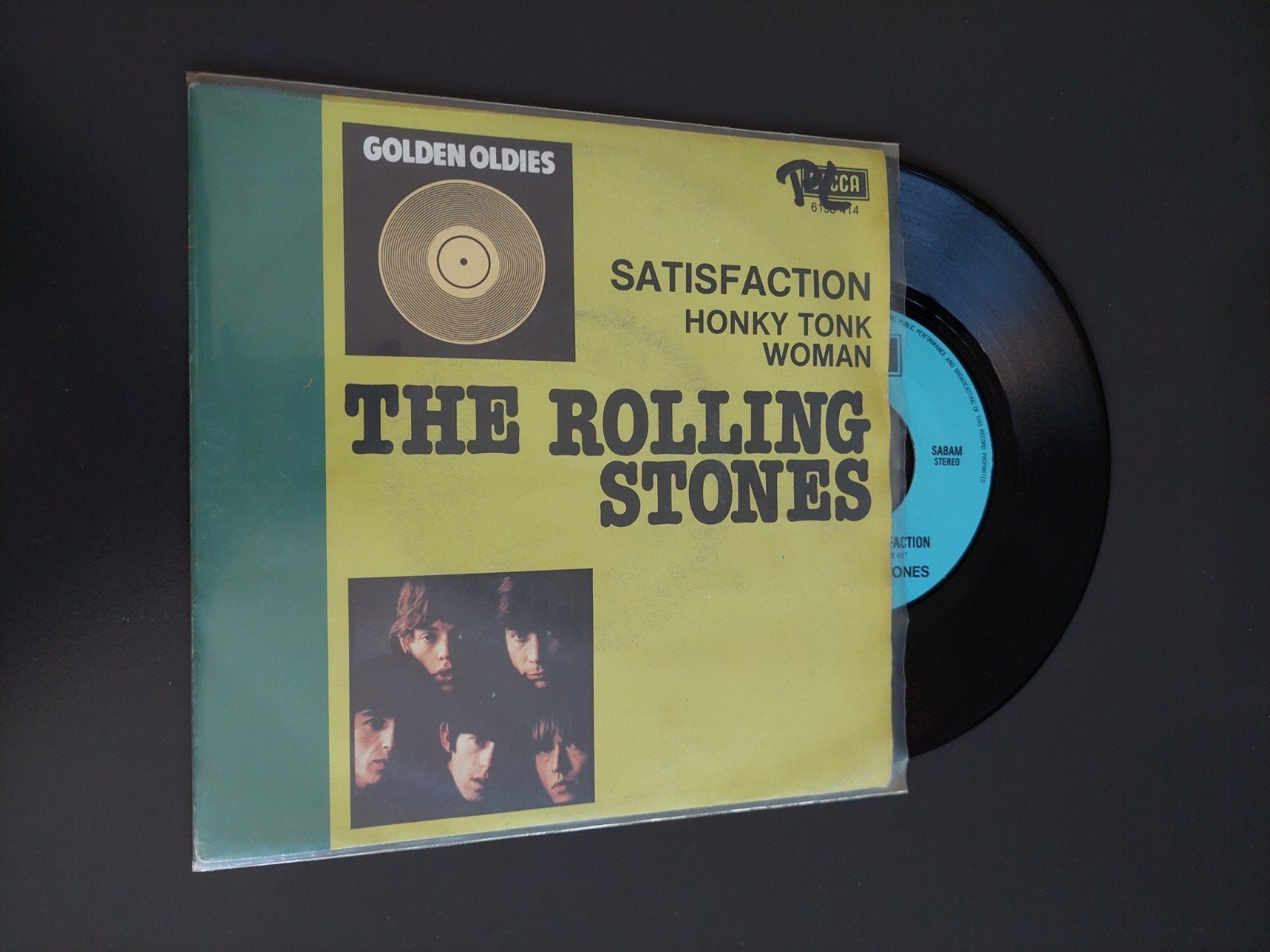 the Rolling Stones satisfaction, Cd's en Dvd's, Ophalen of Verzenden, Gebruikt, 7 inch