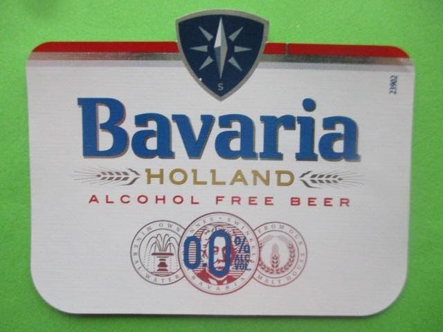 bieretiket Nederland 16-5 (5C) bavaria, Verzamelen, Biermerken, Ophalen of Verzenden, Nieuw, Overige typen, Bavaria