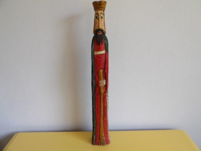 HOUTEN SANTOS BEELD, Ophalen of Verzenden, Gebruikt, Mens