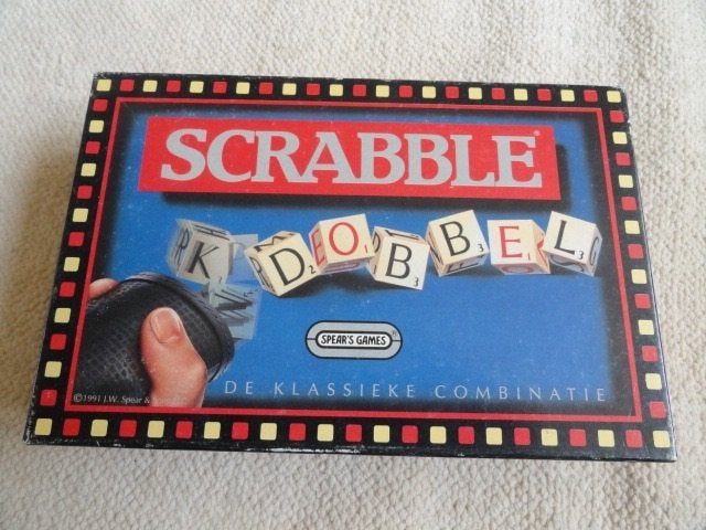 Scrabble Dobbel, Verzenden, Zo goed als nieuw