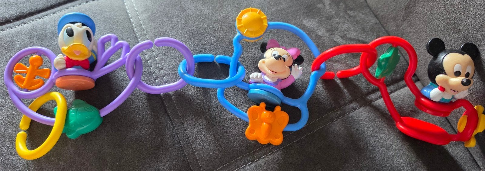 Disney wagen, box hanger compleet zgan., Ophalen of Verzenden, Mickey Mouse, Zo goed als nieuw, Beeldje of Figuurtje