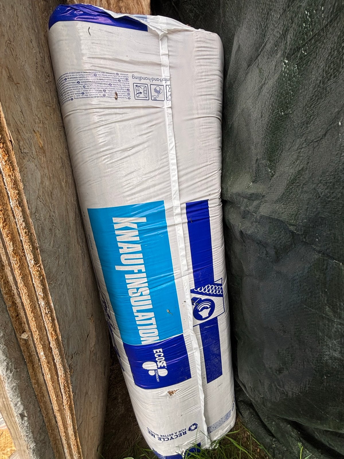 Knauf Acoustifit Glaswol Isolatie - 100mm dik, Ophalen, Nieuw, 5 tot 10 m², Vloerisolatie