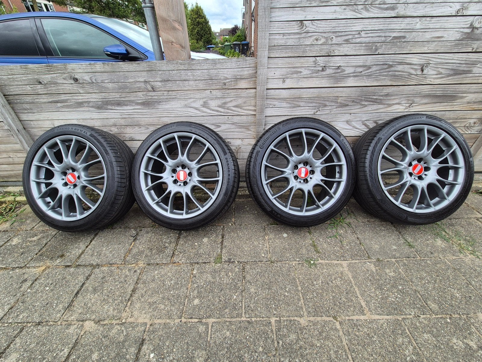 BBS CK003 20 inch velgen met Continental Sportcontact 5 SUV, Auto-onderdelen, Banden en Velgen, Ophalen, Gebruikt, 255 mm, Banden en Velgen