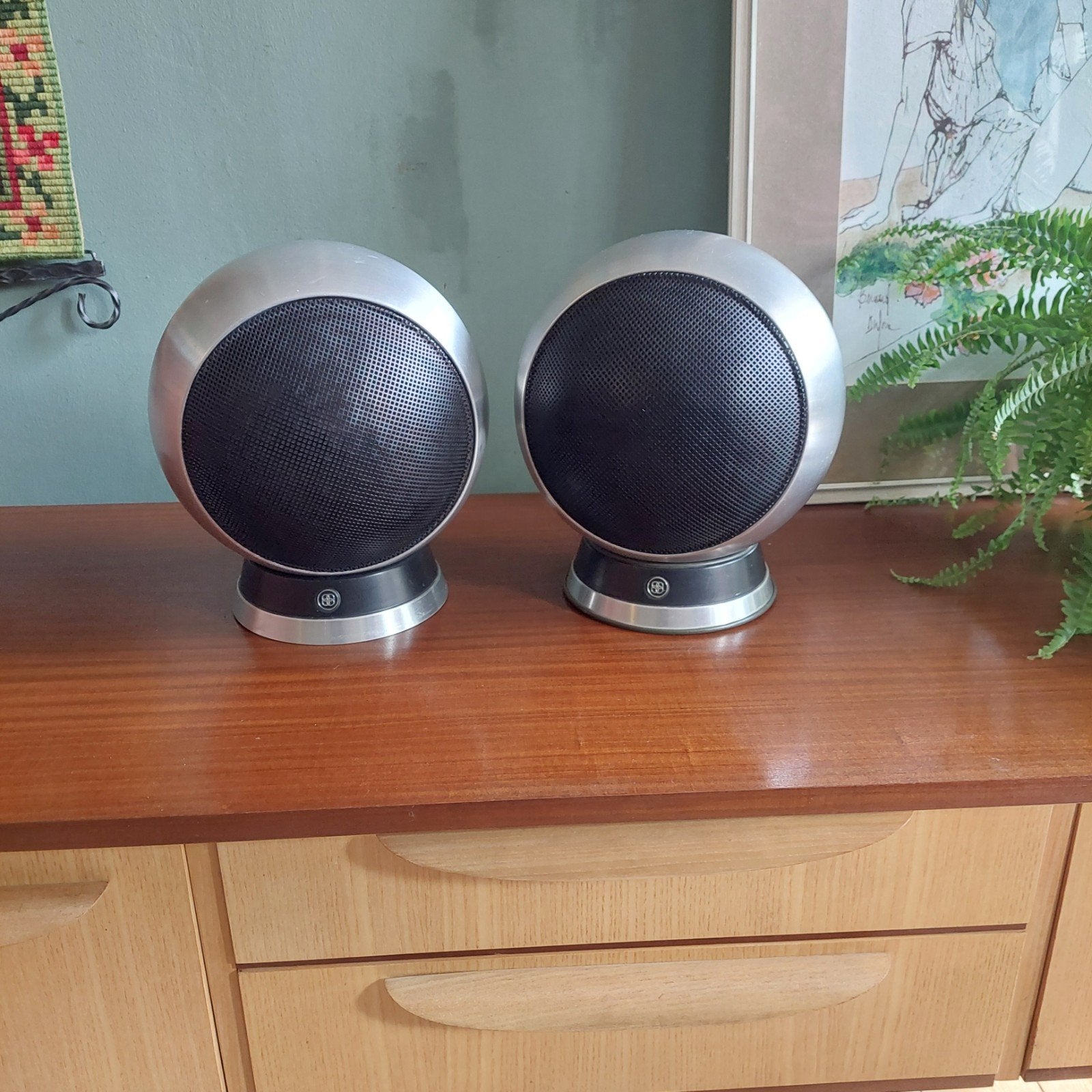 Vintage Elac Quadrosoundbox 1 Speakers (1973) – Space Age, Gebruikt, ., Ophalen of Verzenden, .