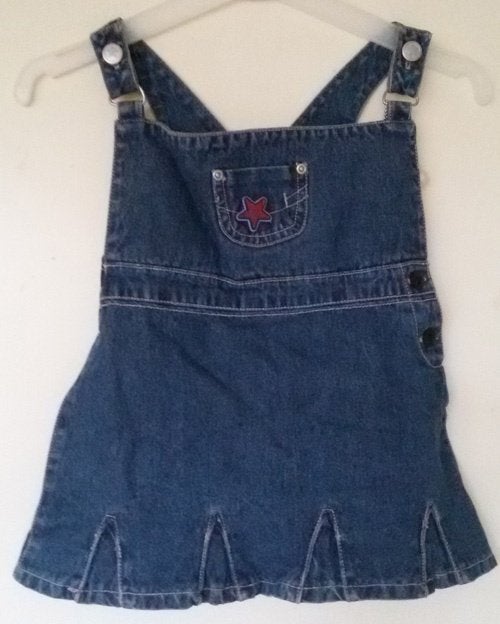 Maat 62 Denim jurk NIEUW (5647) a, Blue Ways, Meisje, Jurkje of Rokje, Nieuw