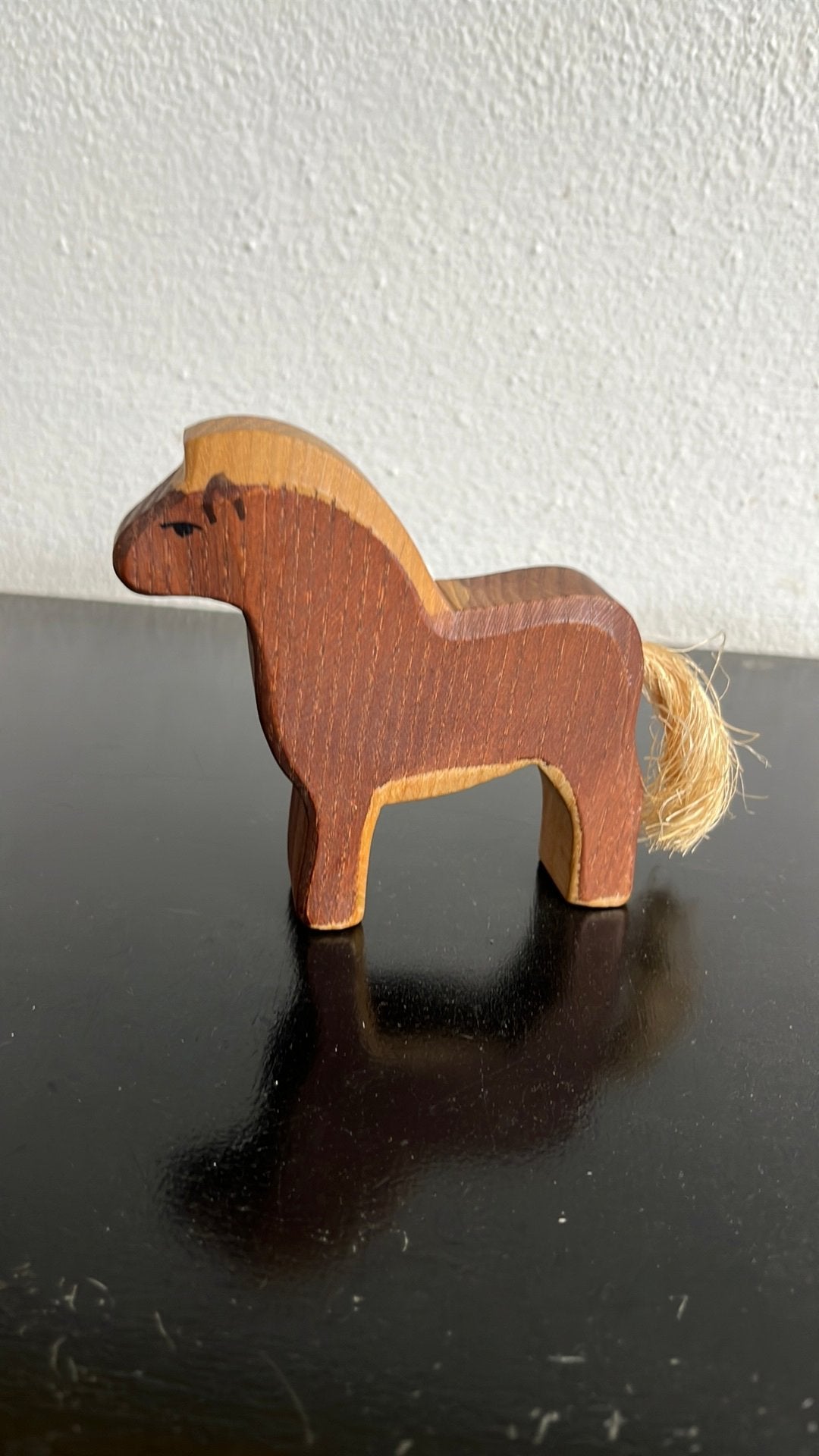 Prachtig Vintage Ostheimer Paard/haflinger. Met Brandstempel, Ophalen of Verzenden, Gebruikt, Overige typen