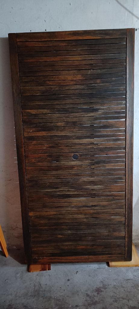TE KOOP Houten tuintafel, Ophalen, Gebruikt, Rechthoekig, Hout
