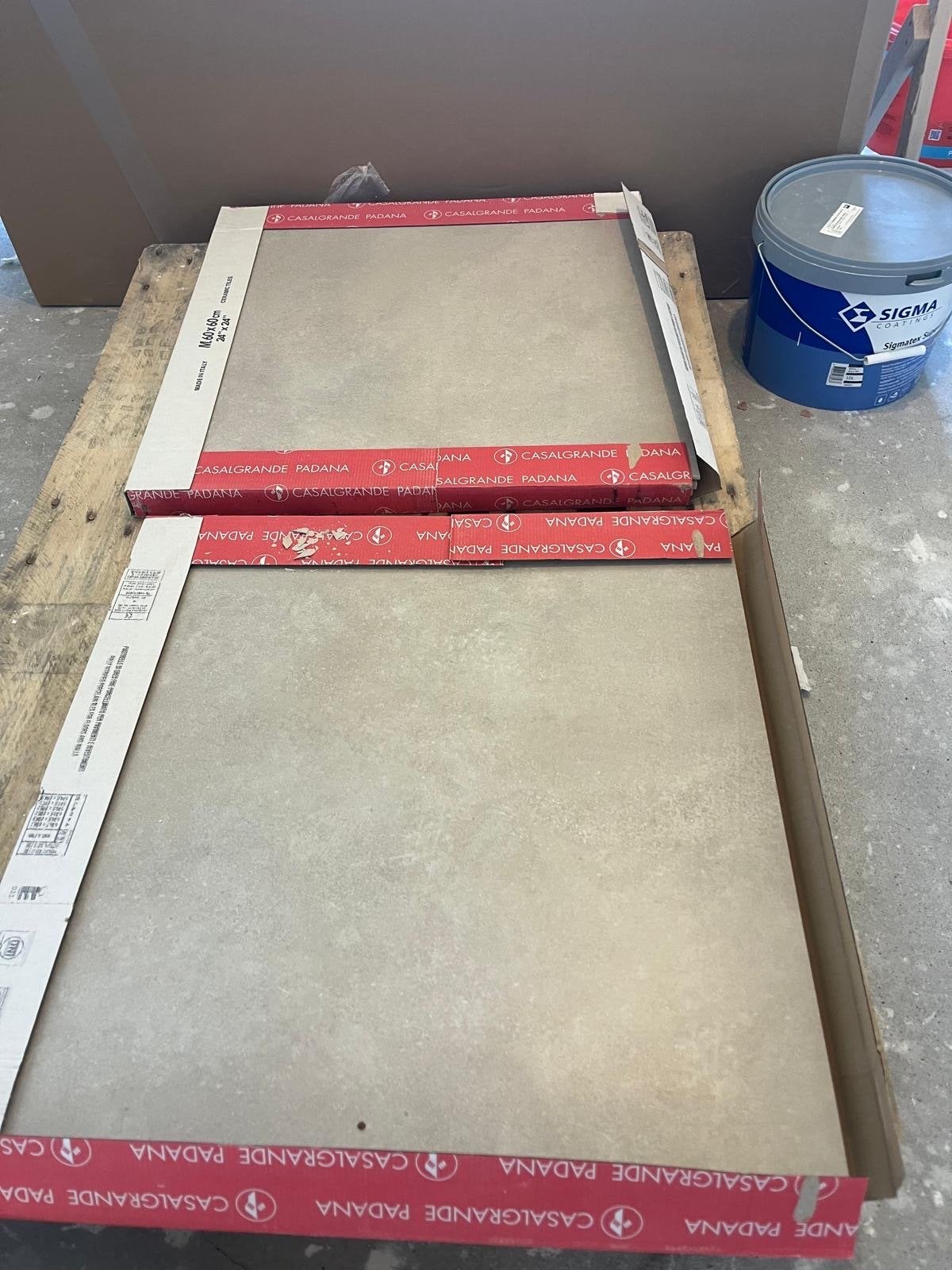 Keramische tegels 60x60 en 60x120 - Casalgrande Padana, Ophalen, 60 cm of meer, Keramiek, Nieuw