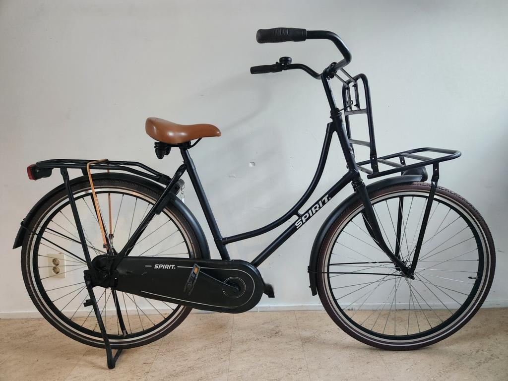 VERKOCHT | Spirit cargo omafiets 28inch terugtrap rem, Terugtraprem, Spirit Cargo, Ophalen of Verzenden, 53 tot 56 cm