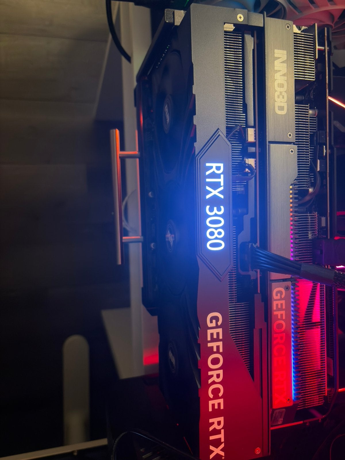 GeForce RTX 3080 20GB GDDR6X 3-slot Triple Fan met 12v2x6, Ophalen, GDDR6, PCI-Express 4, Zo goed als nieuw