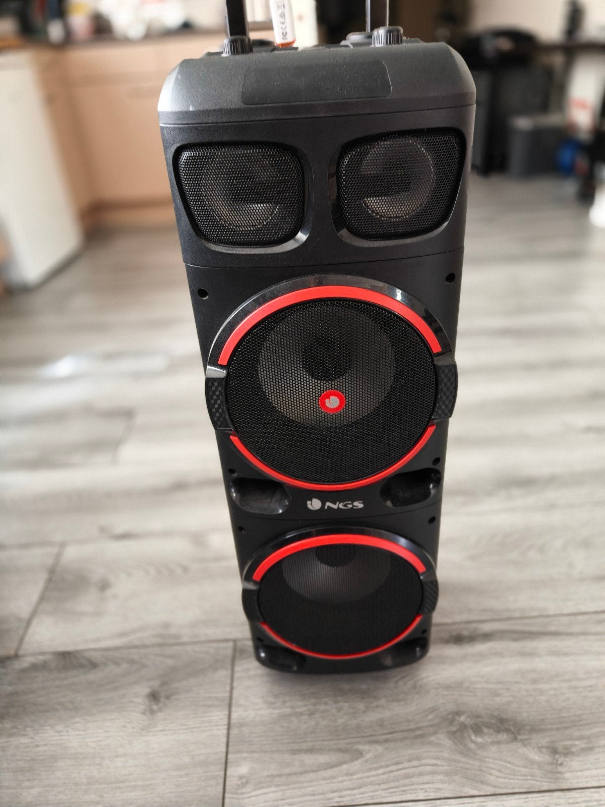 Krachtige DJ Stereo Luidspreker 300W met Karaoke & Bluetooth, Overige typen, Nieuw, 120 watt of meer, Ophalen
