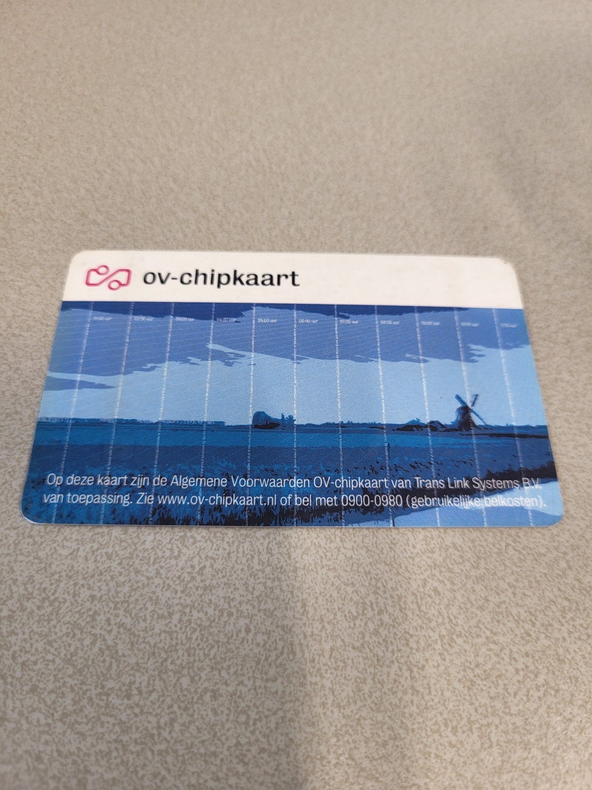 Ov.chipkaart, Eén persoon, Bus, Metro of Tram, Algemeen kaartje