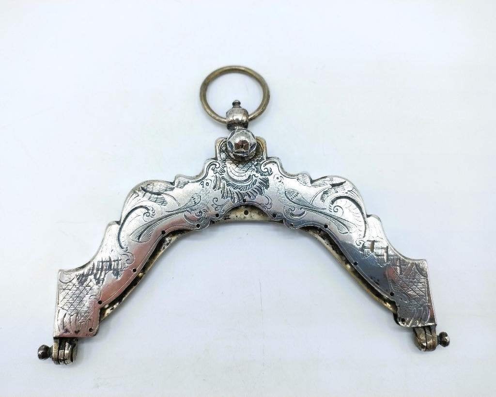 Zilveren papegaaienbeugel, G. Swaantjes, Schoonhoven, 1789, Verzenden, Zilver
