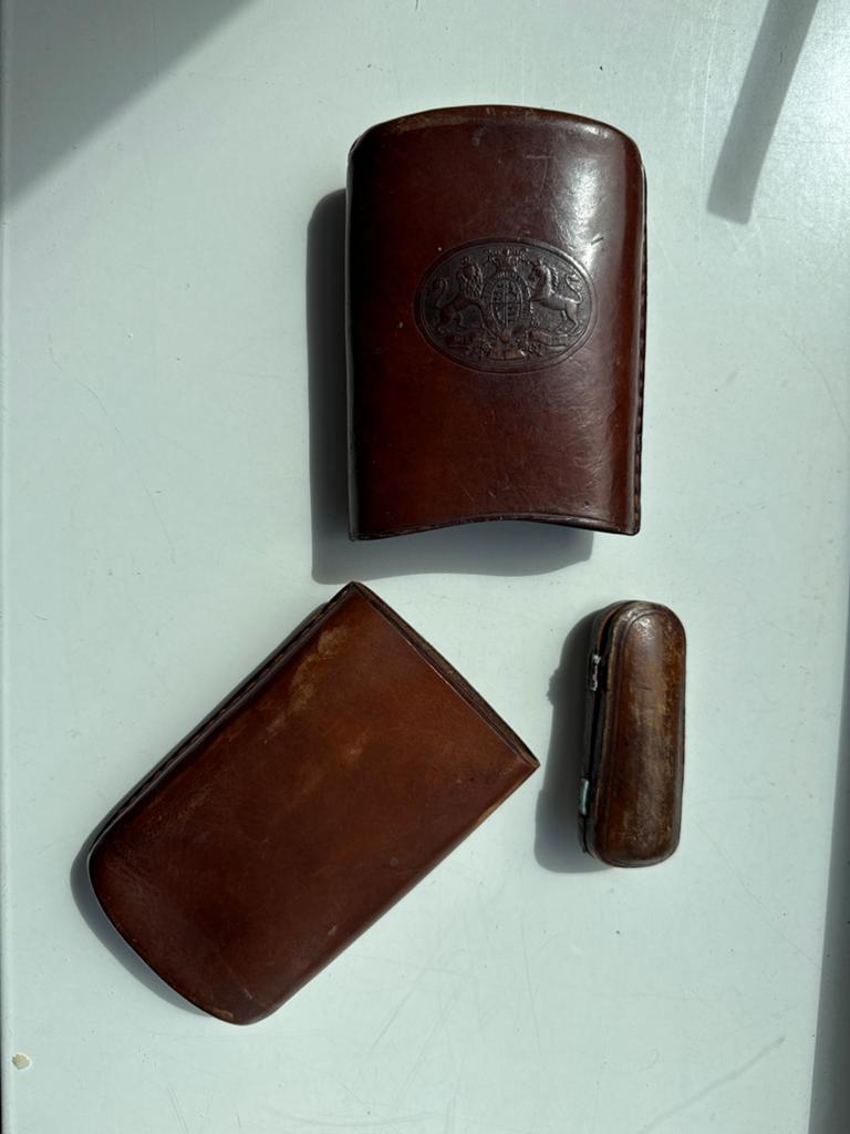 Antiek sigarenpijpje met etui, Ophalen of Verzenden