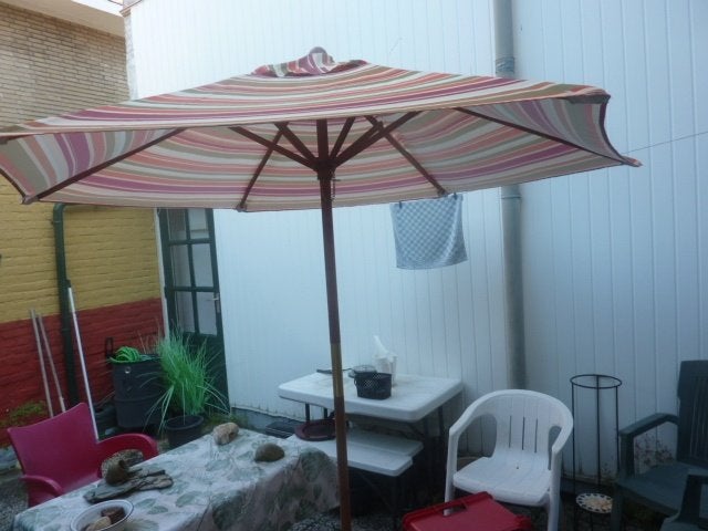 parasol, Ophalen, Zo goed als nieuw, 1 tot 2 meter, Stokparasol