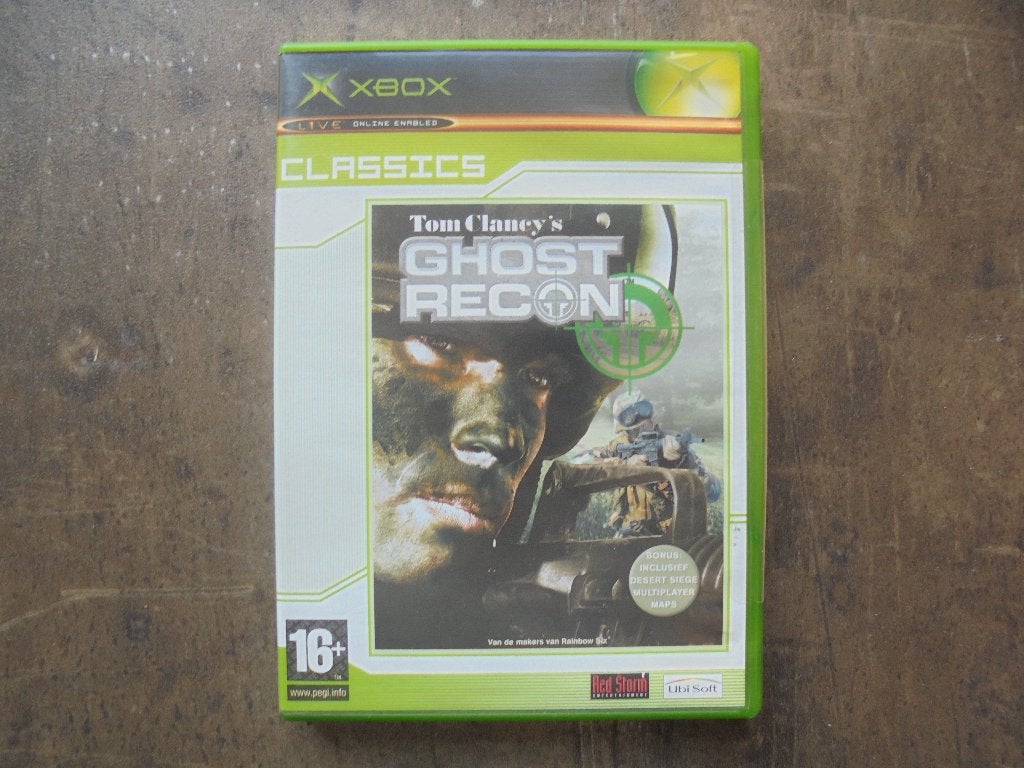 Tom Clancy's Ghost Recon voor XBOX Original (zie foto's), Gebruikt, Shooter, 1 speler, Ophalen of Verzenden